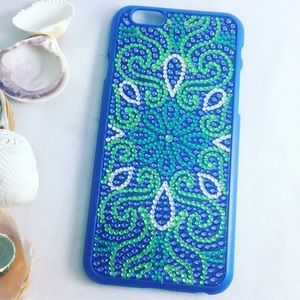 E-Circuit Jeweled Floral Boho Chic iPhone 7 Case